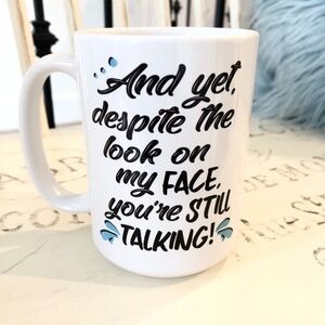 FUNNY Mug, Large Mug, 15 oz, Coffee Mug, Cup, New Without Tags